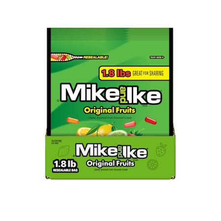 Mike & Ike Mike and Ike 28.8 oz. Original Fruits Stand Up Bag, PK6 7097049460